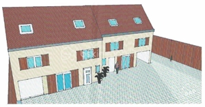 maison jumelee à la vente -   77320  LA FERTE GAUCHER, surface 140 m2 vente maison jumelee - UBI449978354